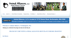 Desktop Screenshot of animalalliances.com